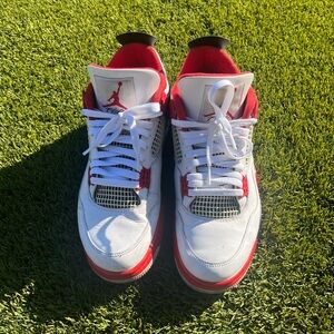 Fire red 4s Jordans